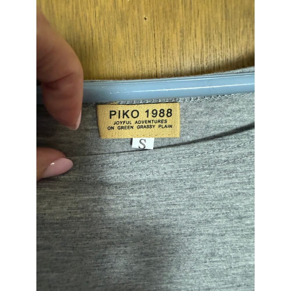 Piko 1988 Bamboo Tee Bundle 2 PC Pink Gray Short sleeve Oversized Soft Comfy - Picture 7 of 7
